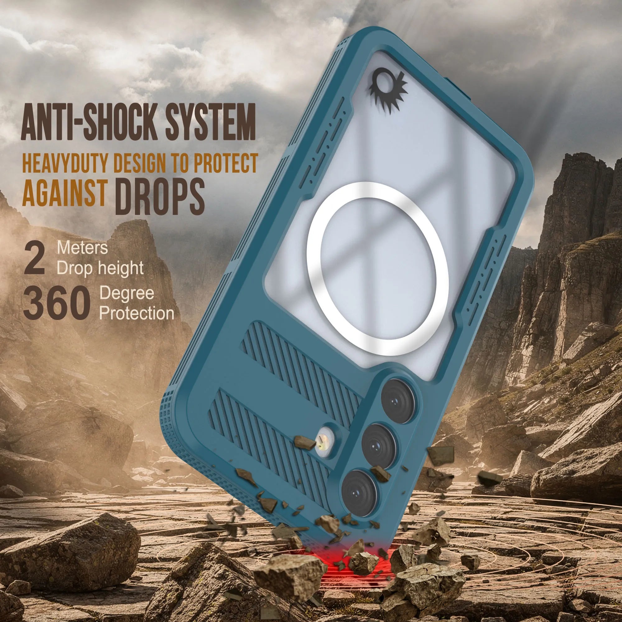 Galaxy S26+ Plus Waterproof Case [Alpine 2.0 Series] [Slim Fit] [IP68 Certified] [Shockproof] [Blue]