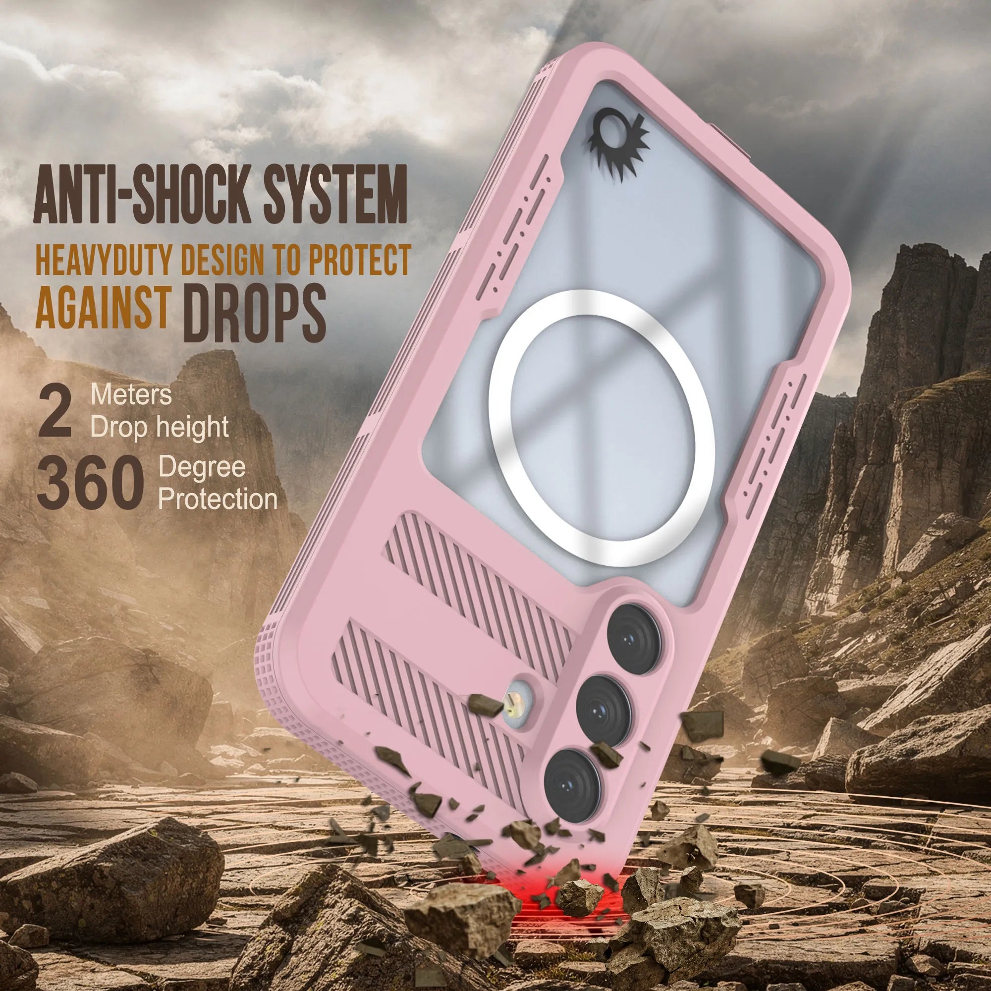Galaxy S26 Waterproof Case [Alpine 2.0 Series] [Slim Fit] [IP68 Certified] [Shockproof] [Pink]
