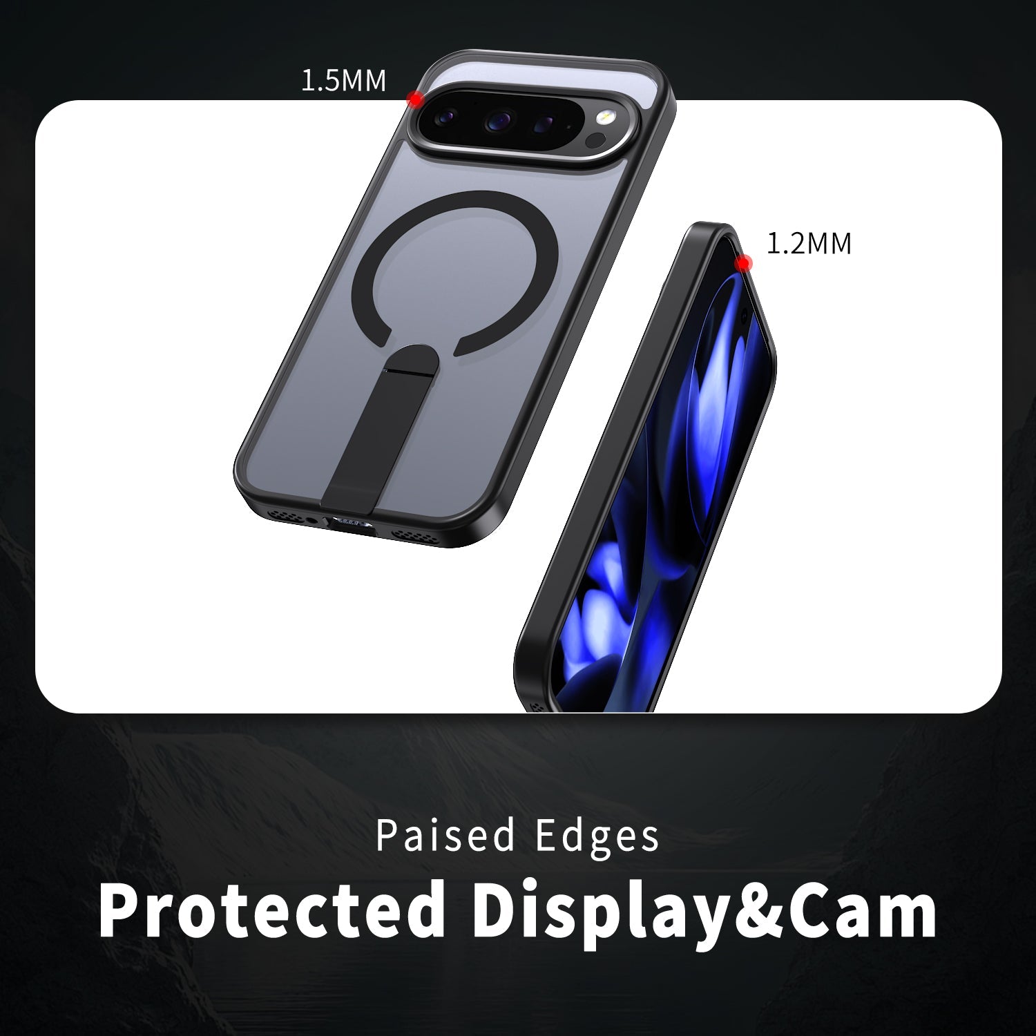 Google Pixel 10 Lucid 3.0 Clear Protective Cover w/ Magnetic Wireless Charging