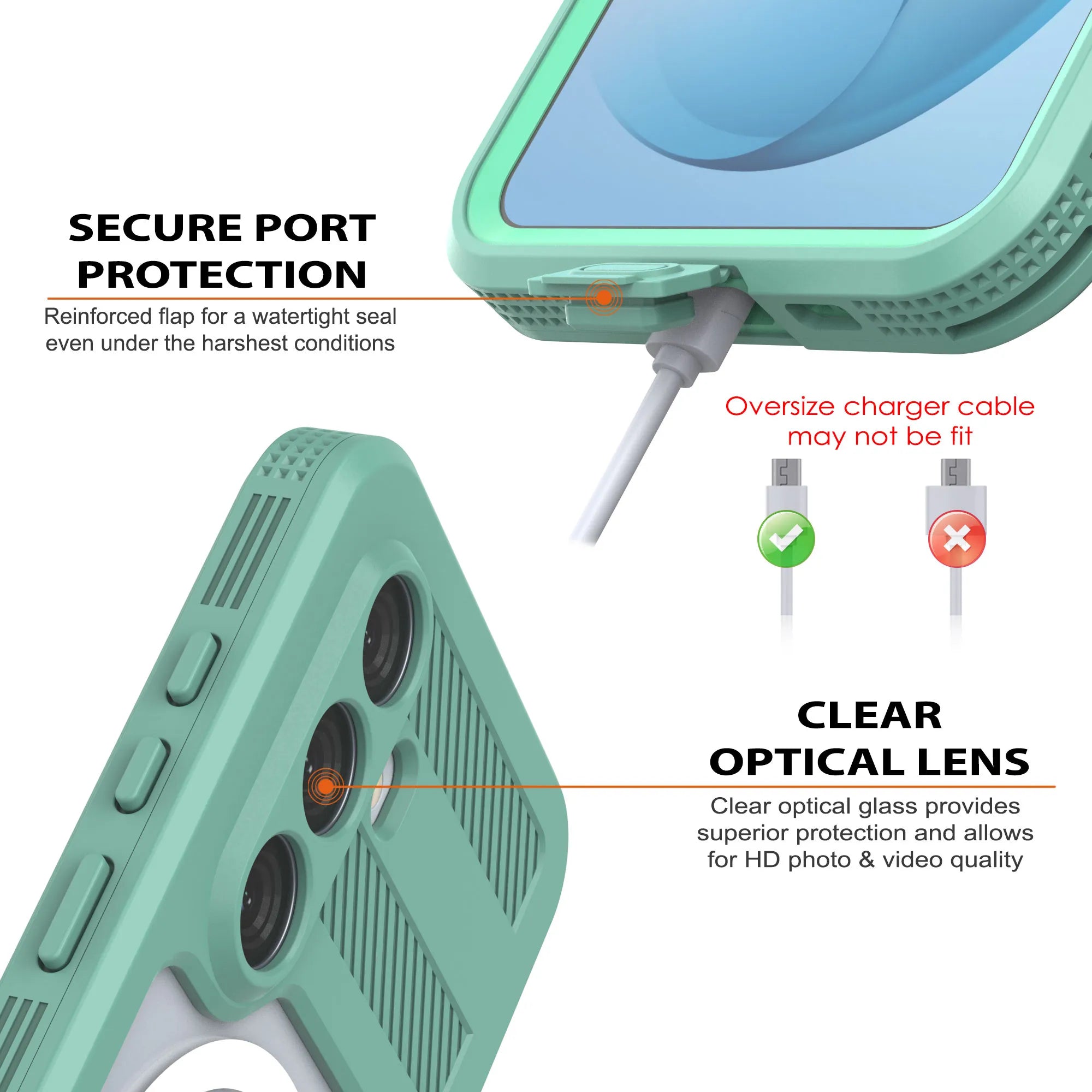 Galaxy S26+ Plus Waterproof Case [Alpine 2.0 Series] [Slim Fit] [IP68 Certified] [Shockproof] [Teal]