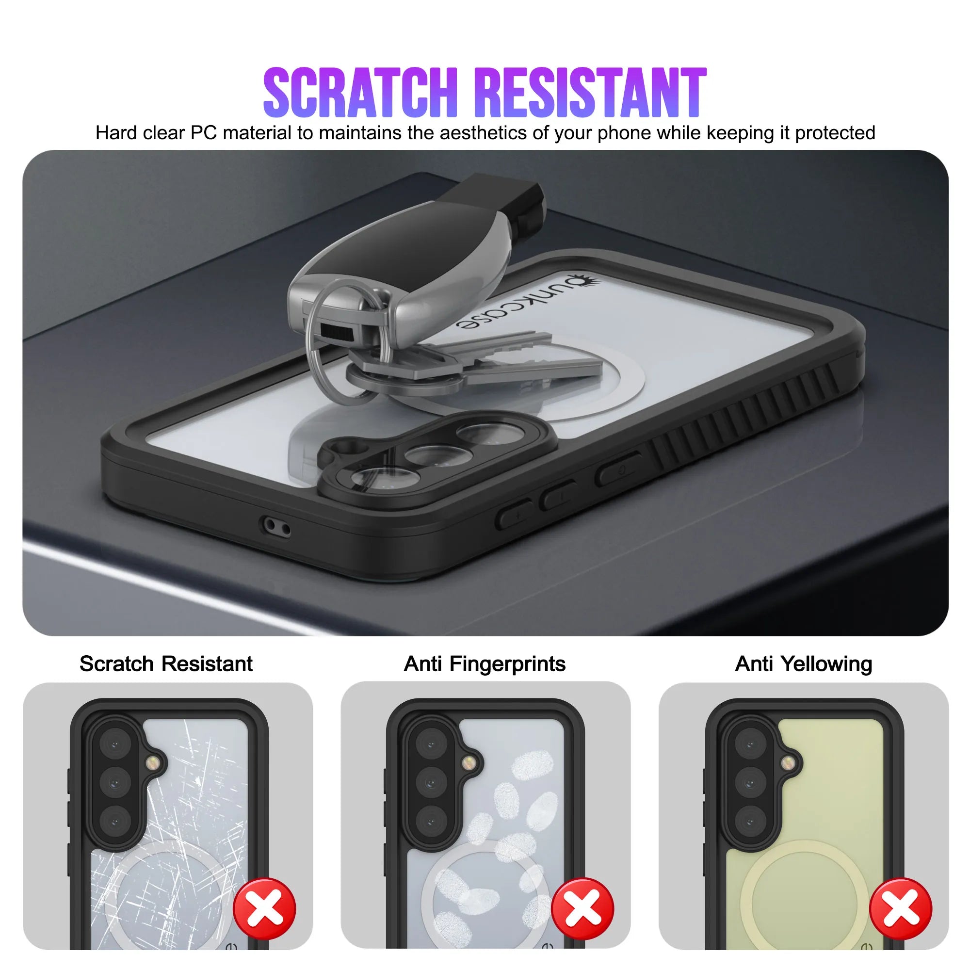 Galaxy S26 Waterproof Case, Punkcase [Extreme Mag Series] Armor Cover W/ Built In Screen Protector [Teal]