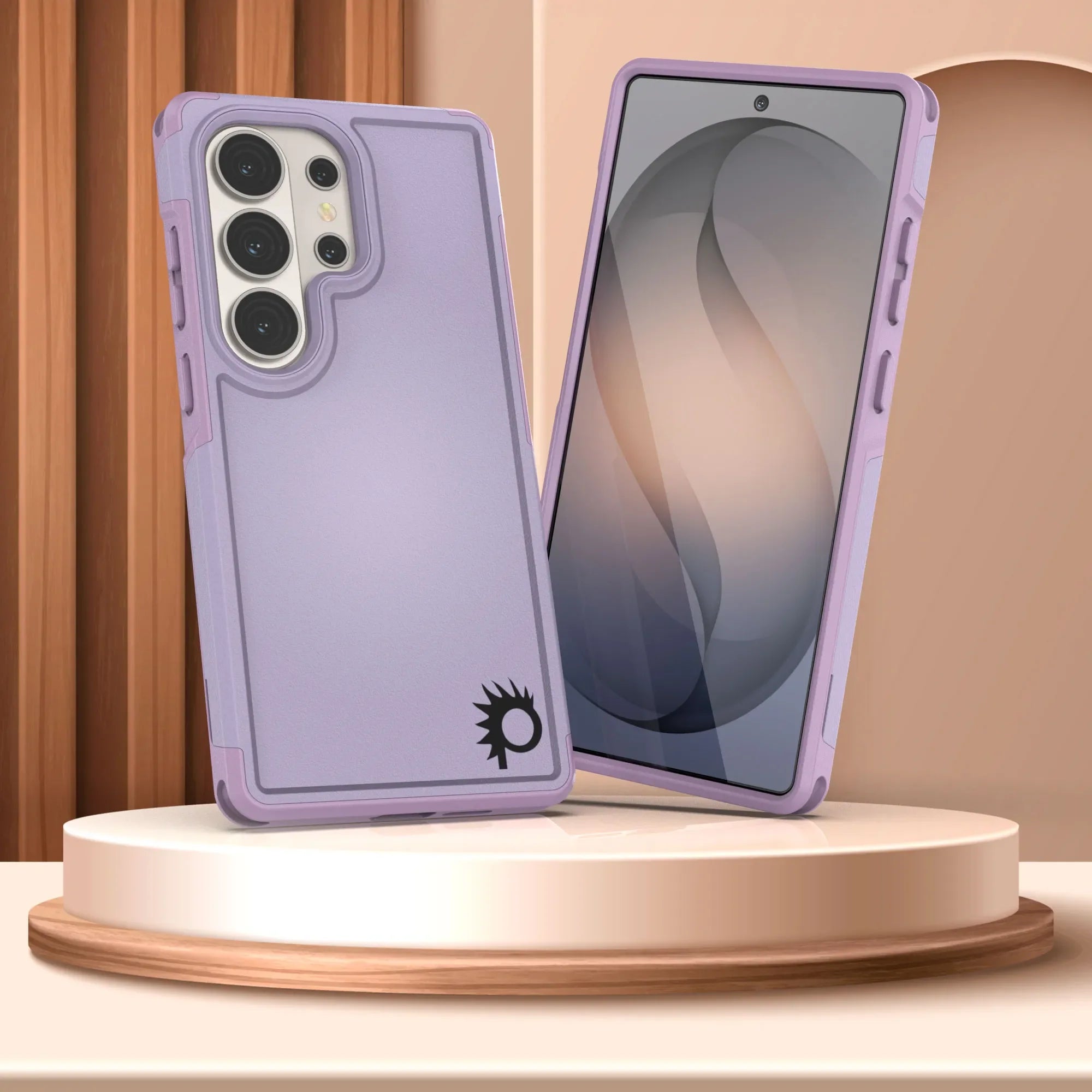 PunkCase Galaxy S26 Ultra Case, [Spartan 2.0 Series] Clear Rugged Heavy Duty Cover [Lilac]