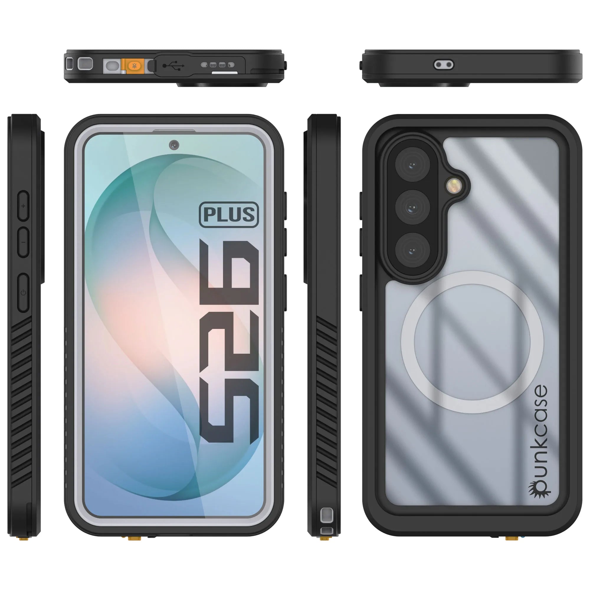 Galaxy S26 Plus Waterproof Case, Punkcase [Extreme Mag Series] Armor Cover W/ Built In Screen Protector [White]