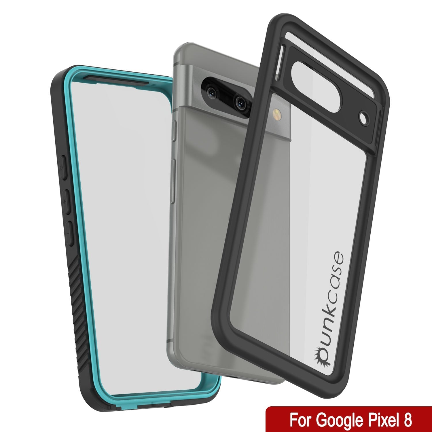 Google Pixel 9  Waterproof Case, Punkcase [Extreme Series] Armor Cover W/ Built In Screen Protector [Teal]