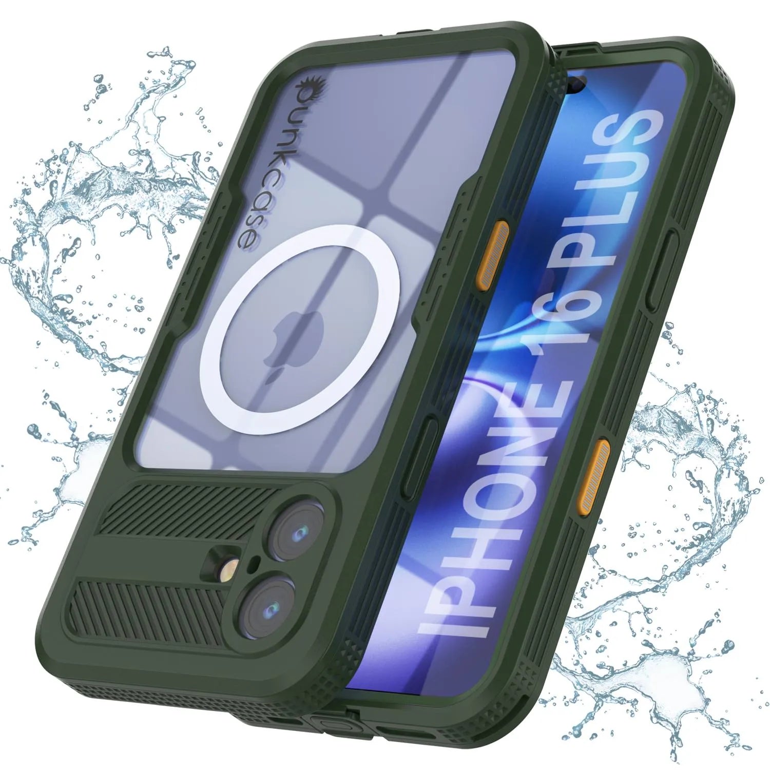 iPhone 16 Plus Waterproof Case [Alpine 2.0 Series] [Slim Fit] [IP68 Certified] [Shockproof] [Light Green]