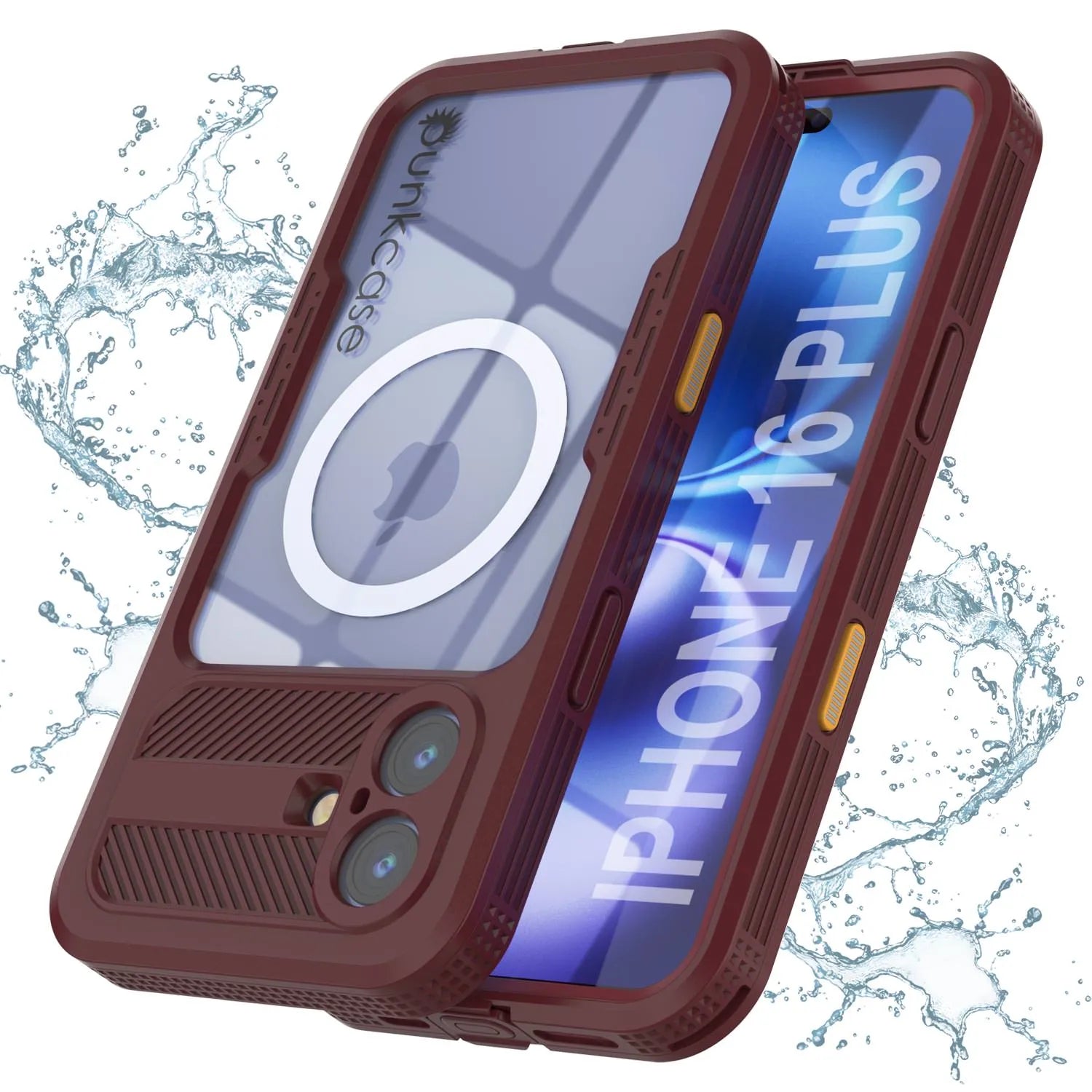 iPhone 16 Plus Waterproof Case [Alpine 2.0 Series] [Slim Fit] [IP68 Certified] [Shockproof] [Rose]