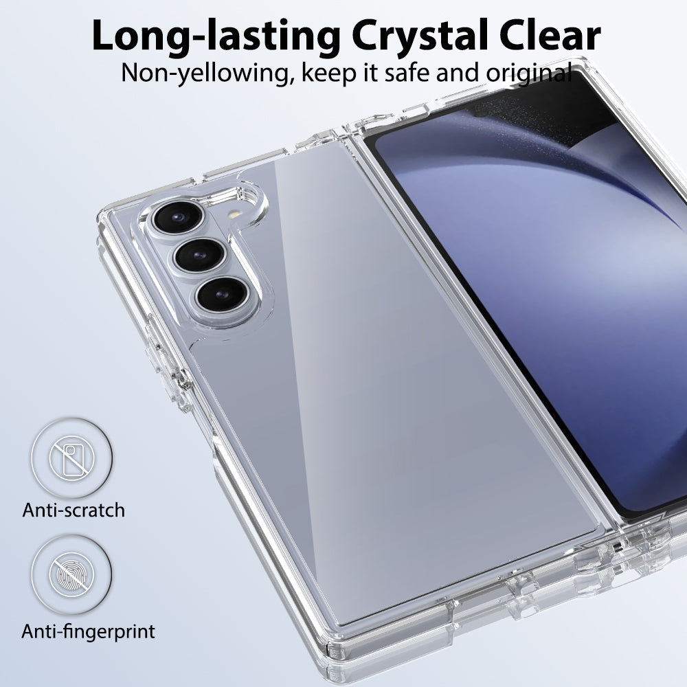 Galaxy Z Fold6 Case [Clear Acrylic Series] [Non-Slip] For Galaxy Z Fold6 [Lilac]