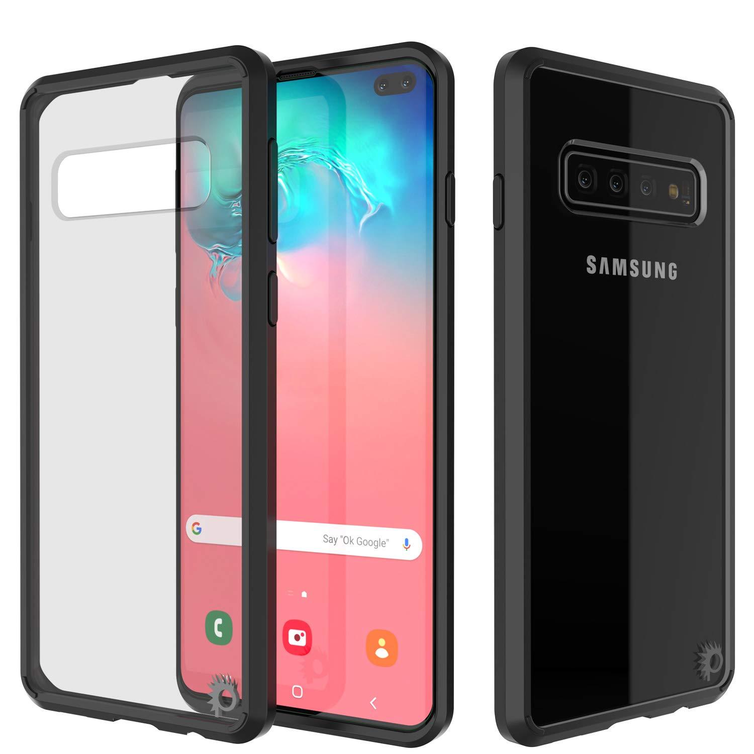 S10+ Plus Case Punkcase® LUCID 2.0 Black Series w/ PUNK SHIELD Screen Protector | Ultra Fit