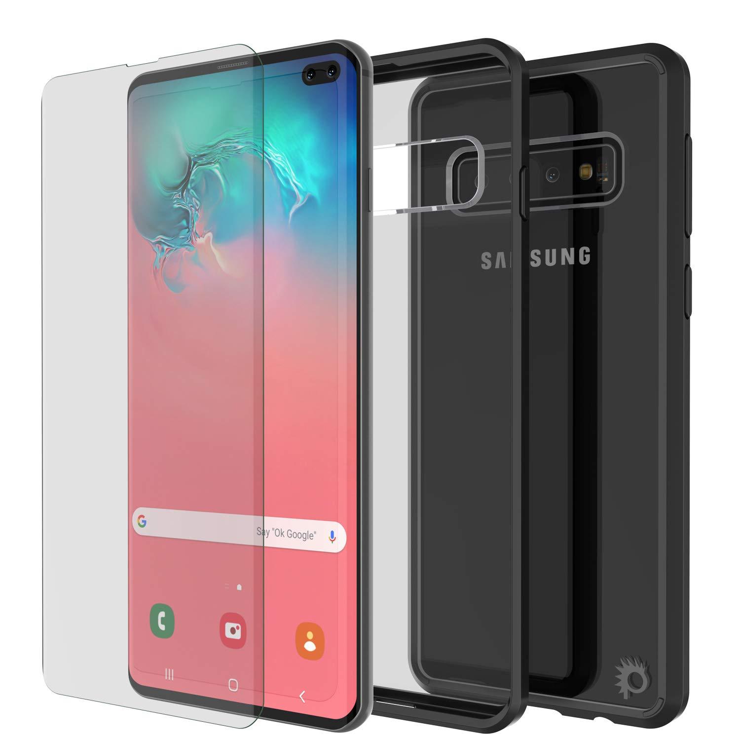 S10+ Plus Case Punkcase® LUCID 2.0 Black Series w/ PUNK SHIELD Screen Protector | Ultra Fit