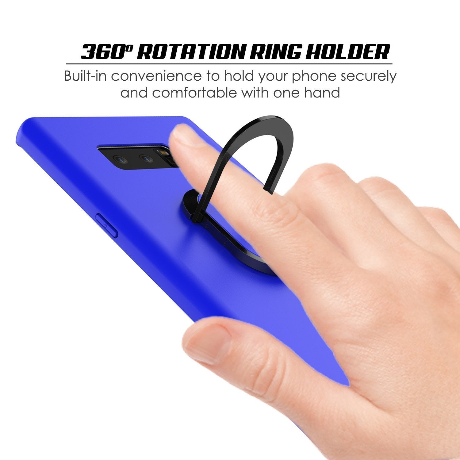 Galaxy Note 8 Ultra Slim Protective Punkcase Magnetix Case [Blue]