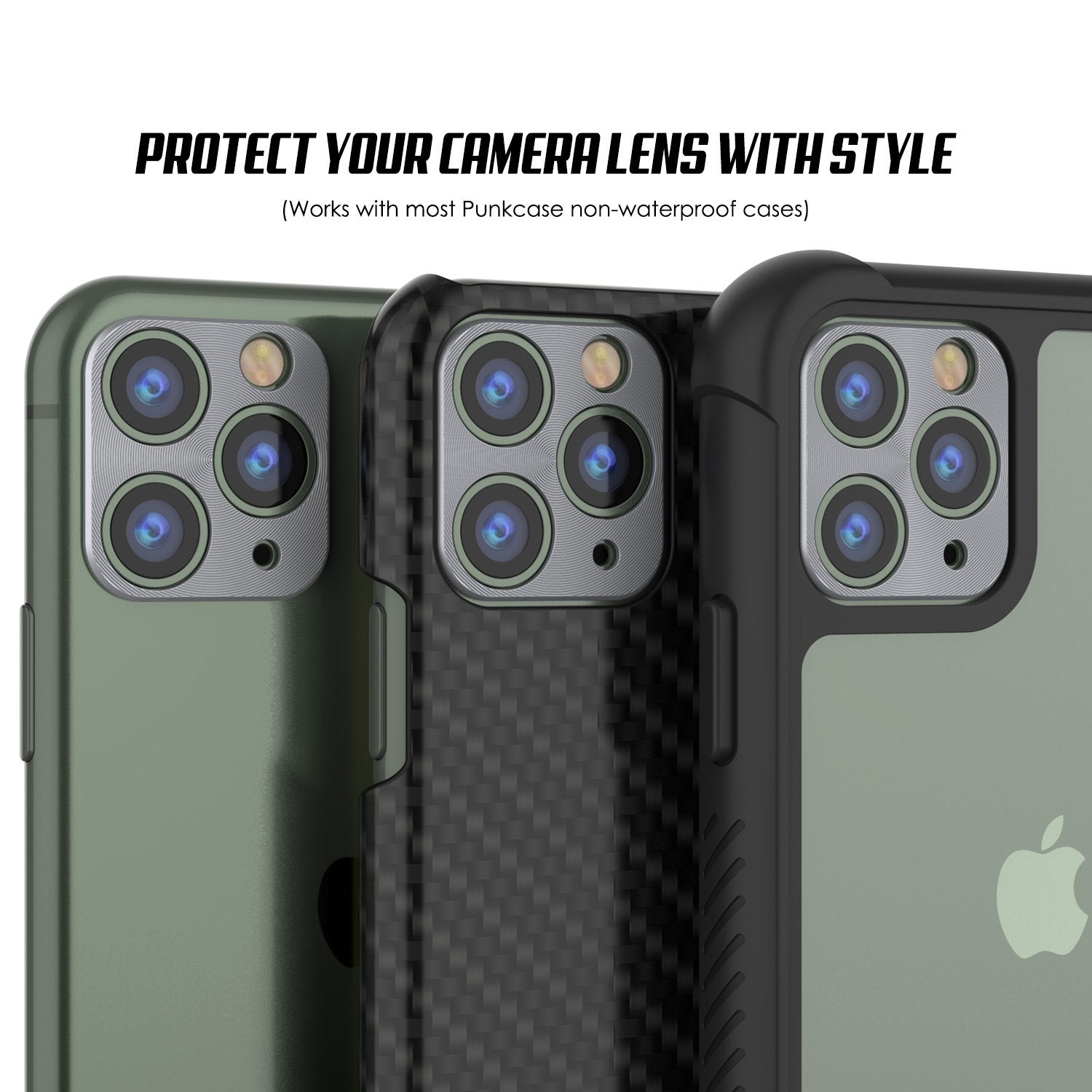 Punkcase iPhone 11 Pro Camera Protector Ring [Silver]