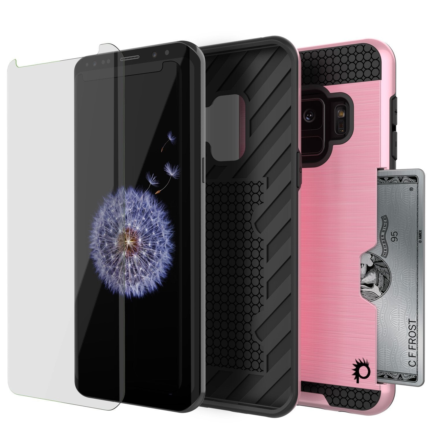 Galaxy S9 Dual-Layer, Anti-Shock, SLOT Series Slim-Fit Case [Pink]