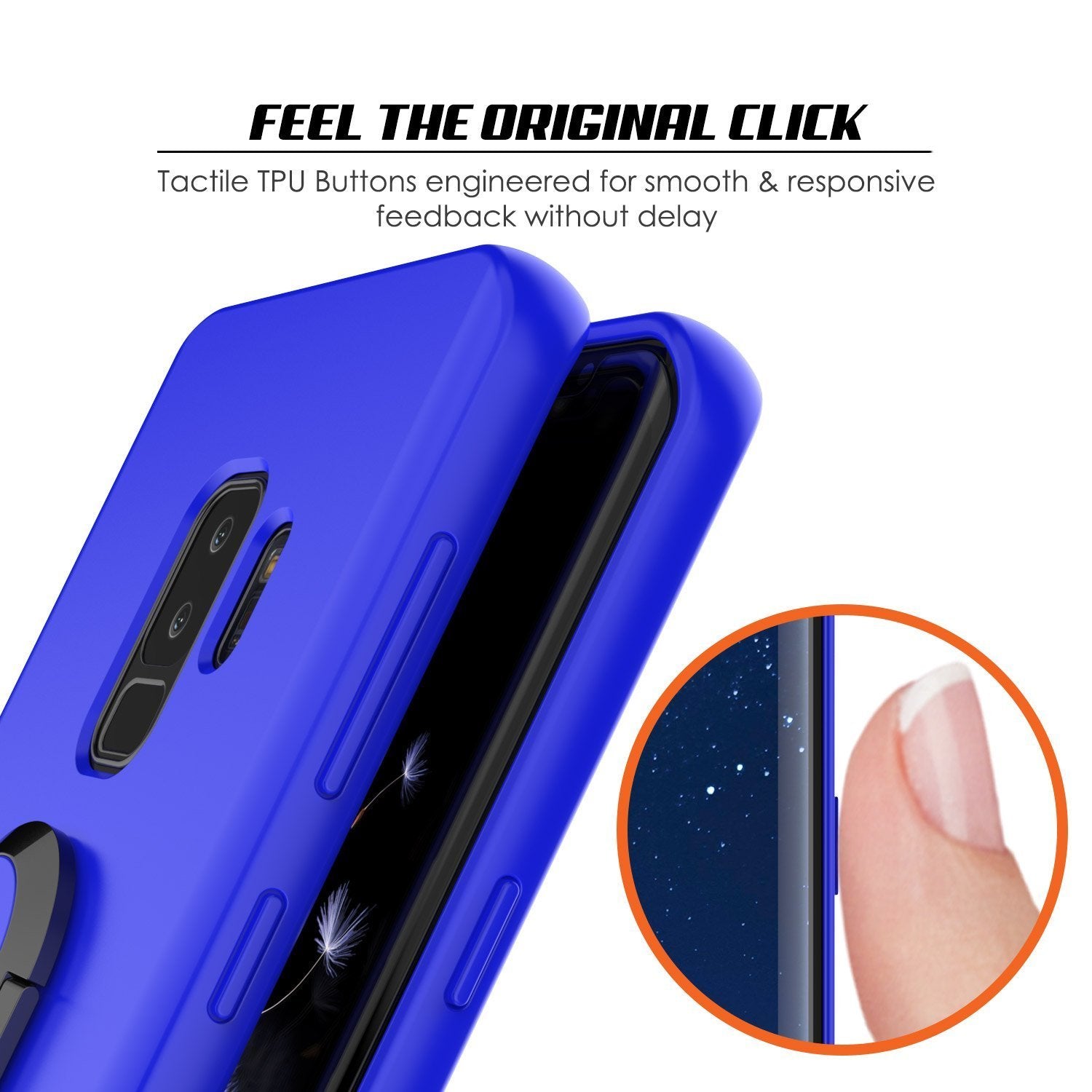 Galaxy S9 PLUS Magnetix Protective Screen Protector Cover [Blue]