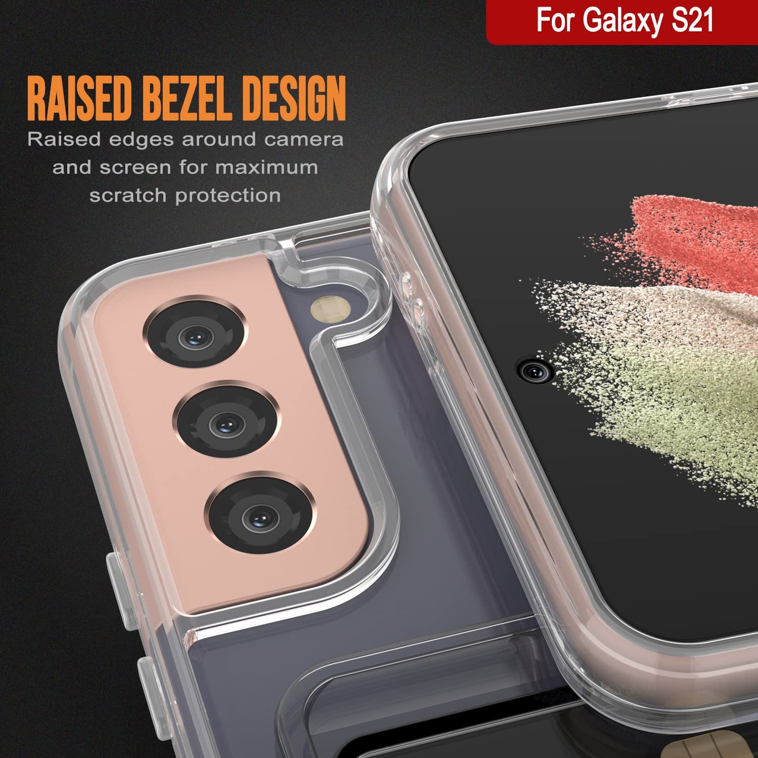 Galaxy S24 Card Holder Case [Crystal CardSlot Series] [Slim Fit] [Clear]