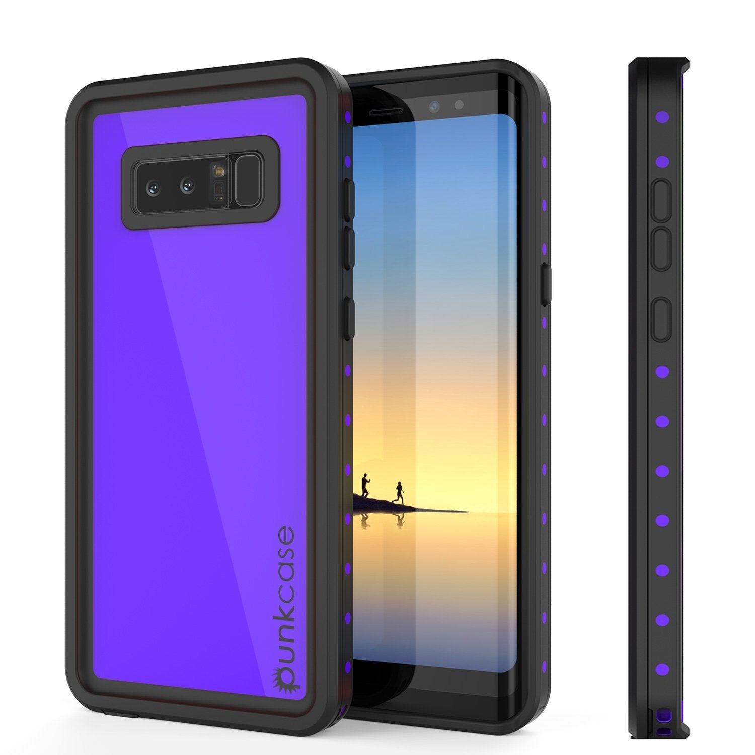 Galaxy Note 8 Punkcase Waterproof | Shock/Snow Proof Case [Purple]