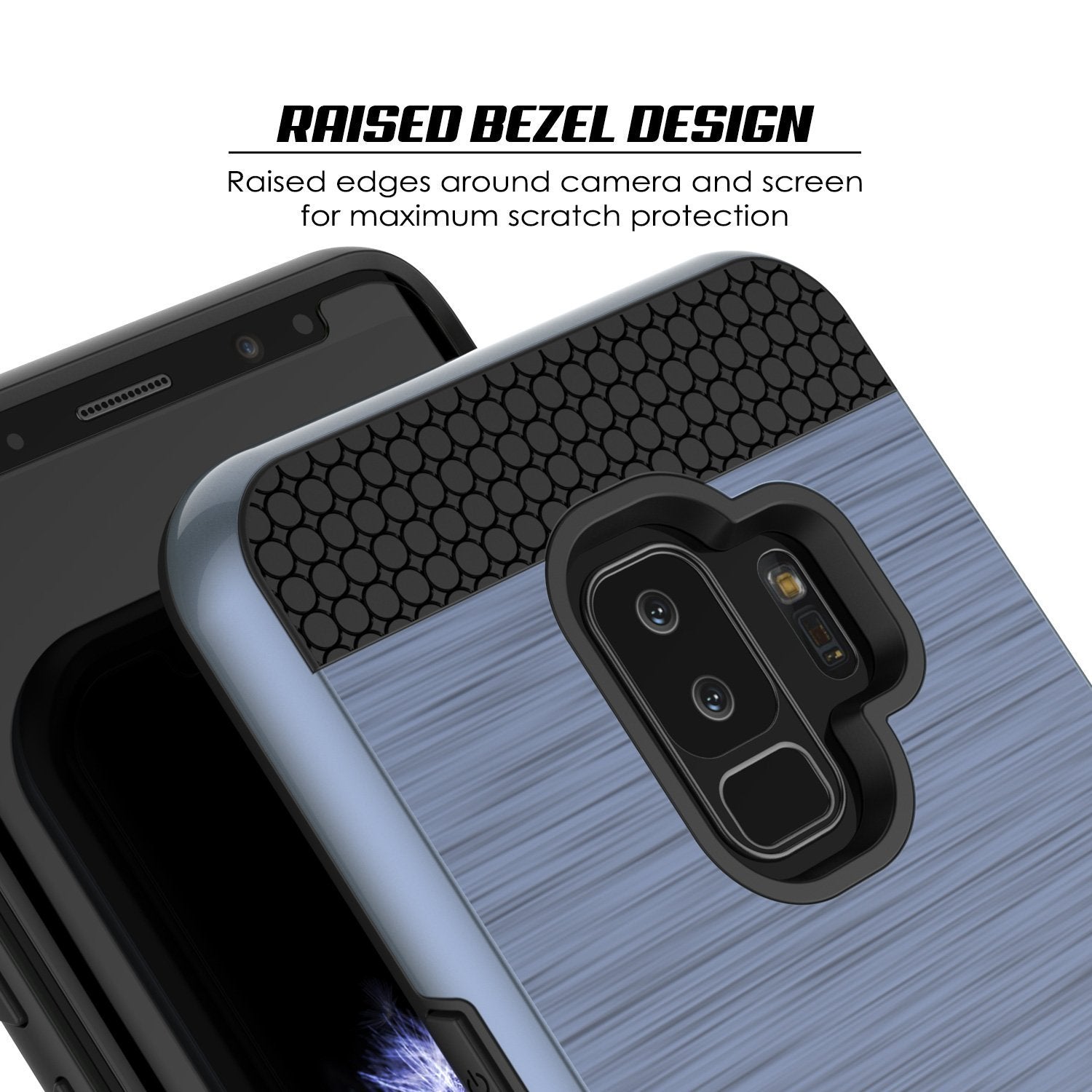 Galaxy S9 Plus Dual-Layer, Anti-Shock, SLOT Series Mobile Case [Navy]