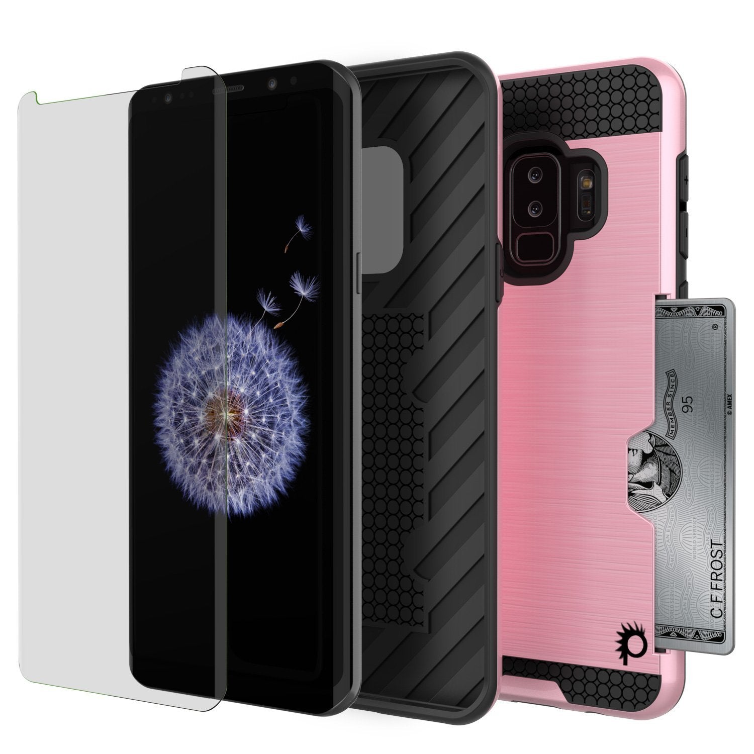 Galaxy S9 Plus Dual-Layer, Anti-Shock, SLOT Series Case [Pink]