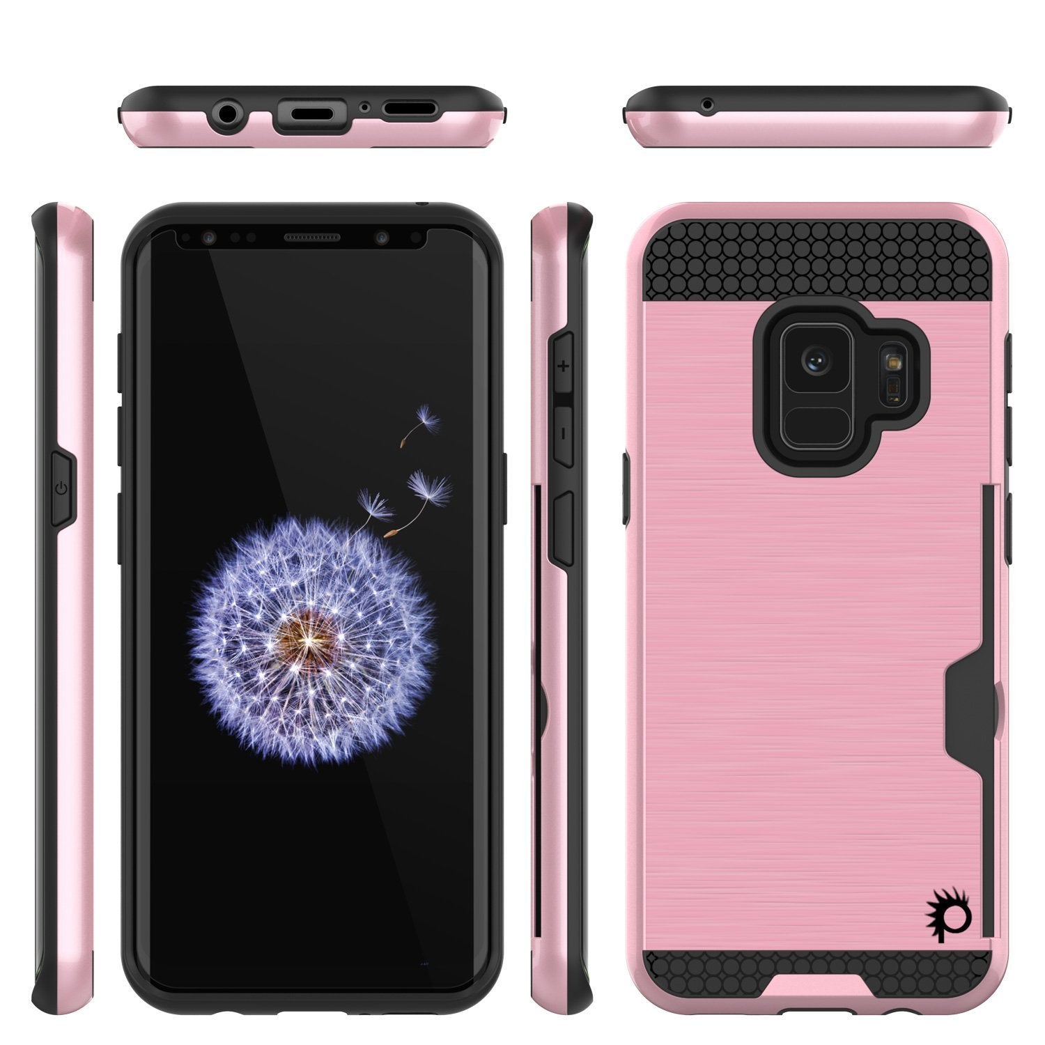 Galaxy S9 Dual-Layer, Anti-Shock, SLOT Series Slim-Fit Case [Pink]