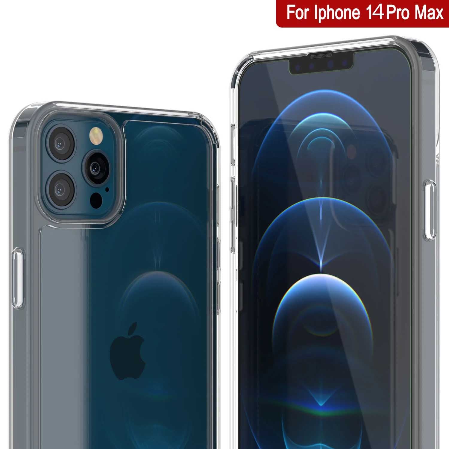 iPhone 14 Pro Max Case Punkcase® LUCID 2.0 Clear Series Series w/ PUNK SHIELD Screen Protector | Ultra Fit