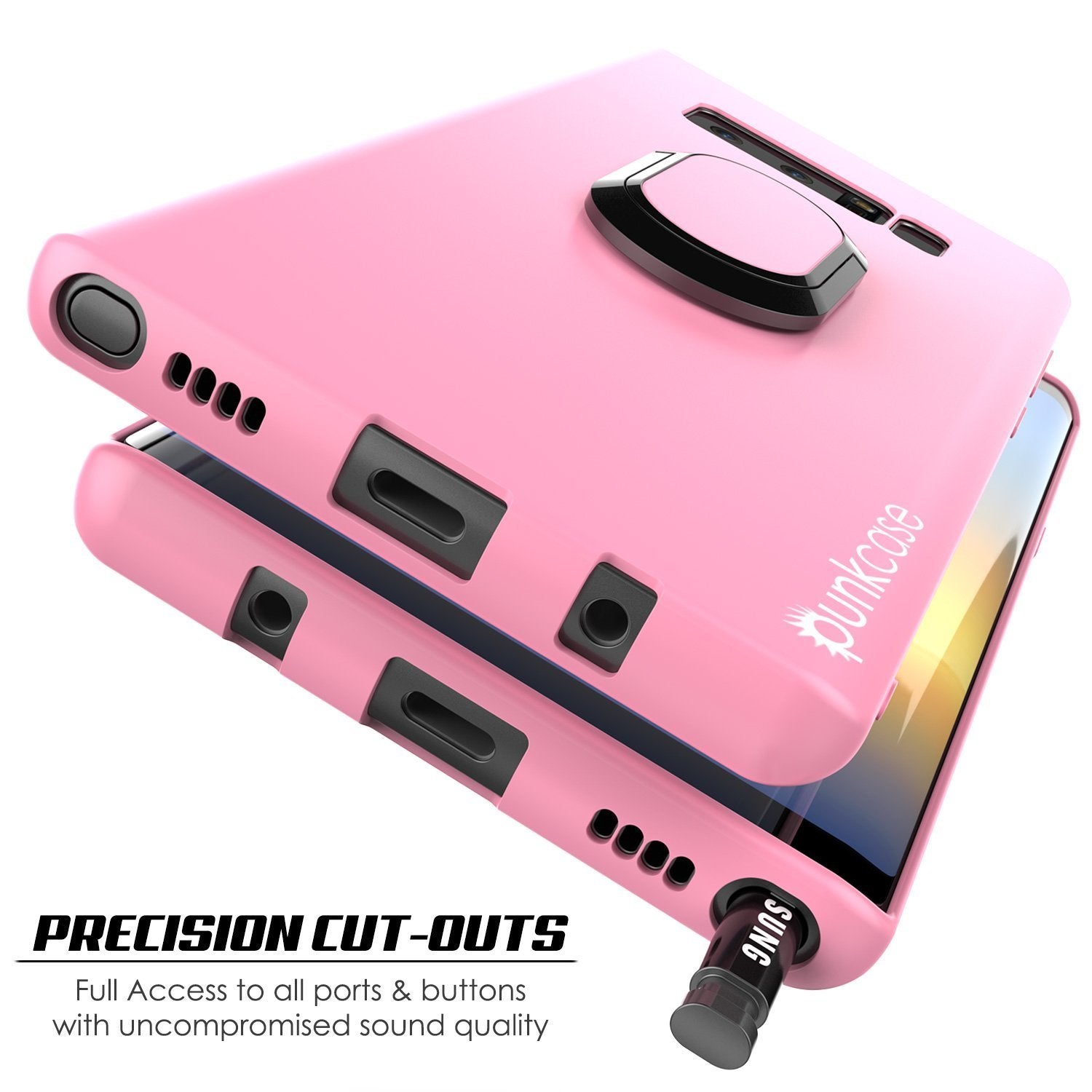 Galaxy Note 8 Ultra Slim Protective Punkcase Magnetix Case [Pink]