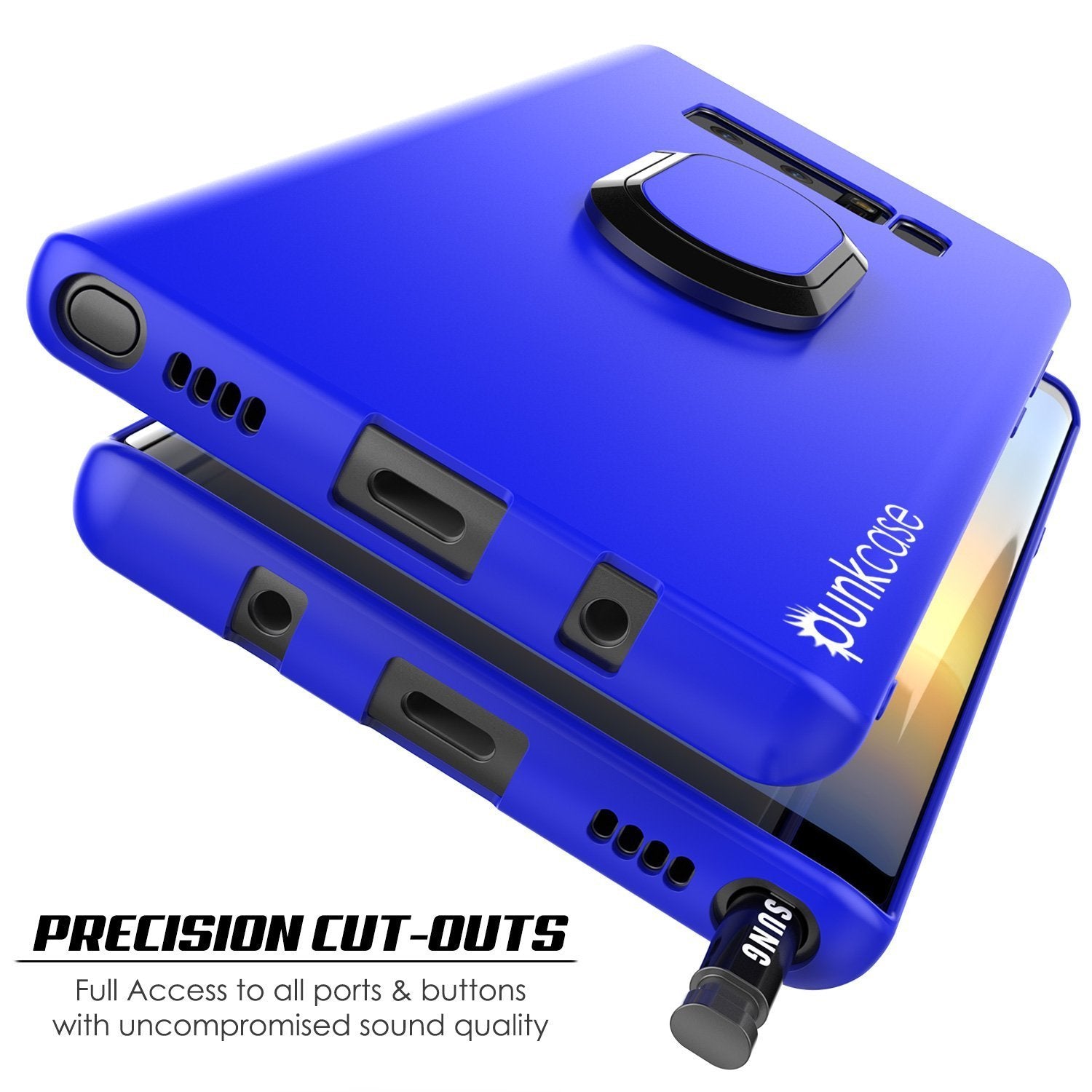 Galaxy Note 8 Ultra Slim Protective Punkcase Magnetix Case [Blue]