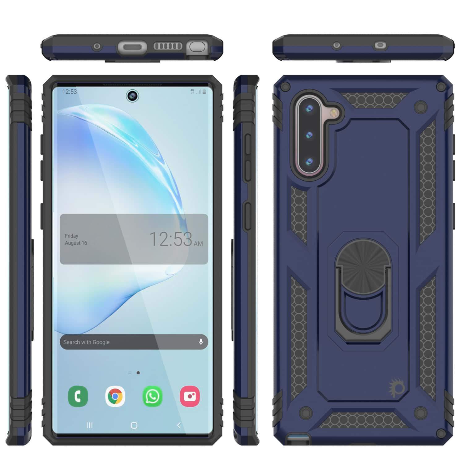 Galaxy Note 10 Punkcase Armor Military Case Navy-Blue