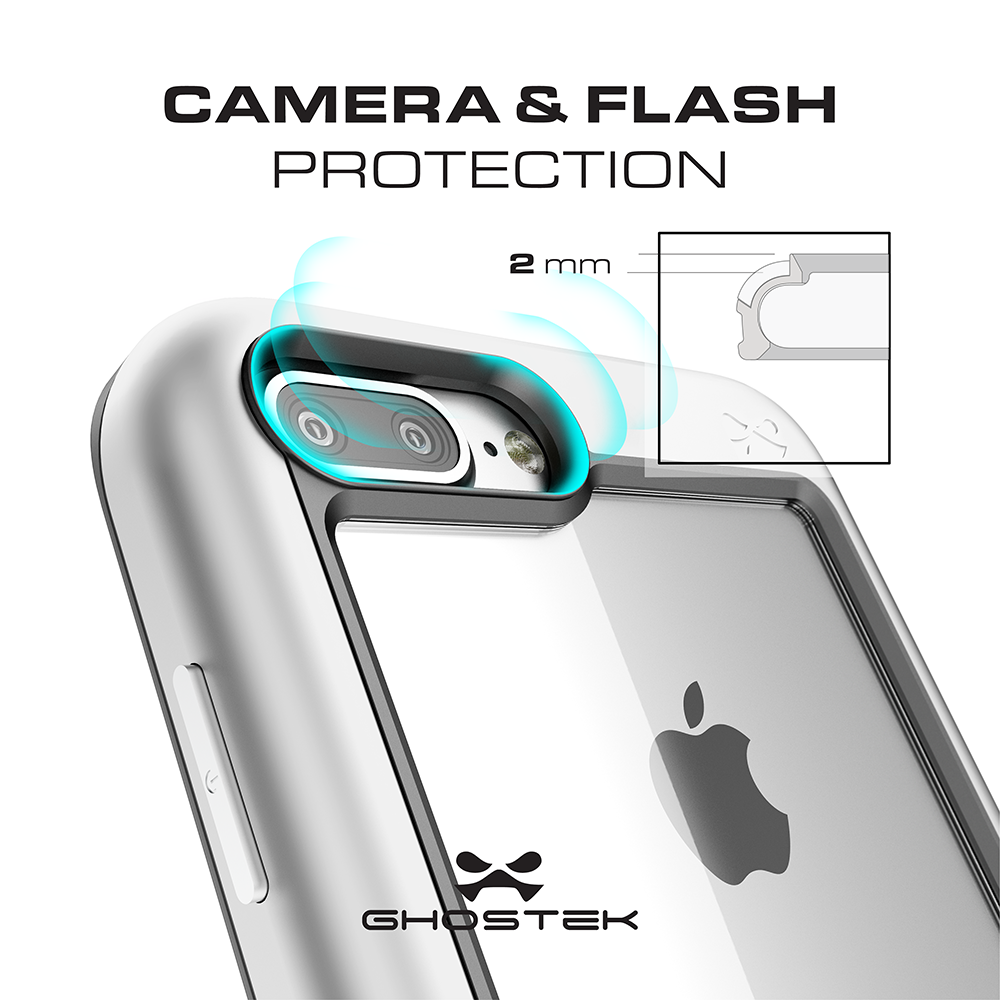 iPhone 8+ Plus Waterproof Case, Ghostek® Atomic Series for Apple iPhone  8+ Plus | Underwater | Shockproof | Dirt-proof | Snow-proof | Aluminum Frame | Adventure Ready | Ultra Fit | Swimming [RED]