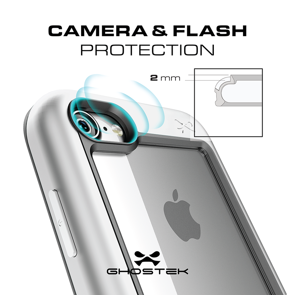 iPhone 8 Waterproof Case, Ghostek® Atomic Series Swimming [RED]