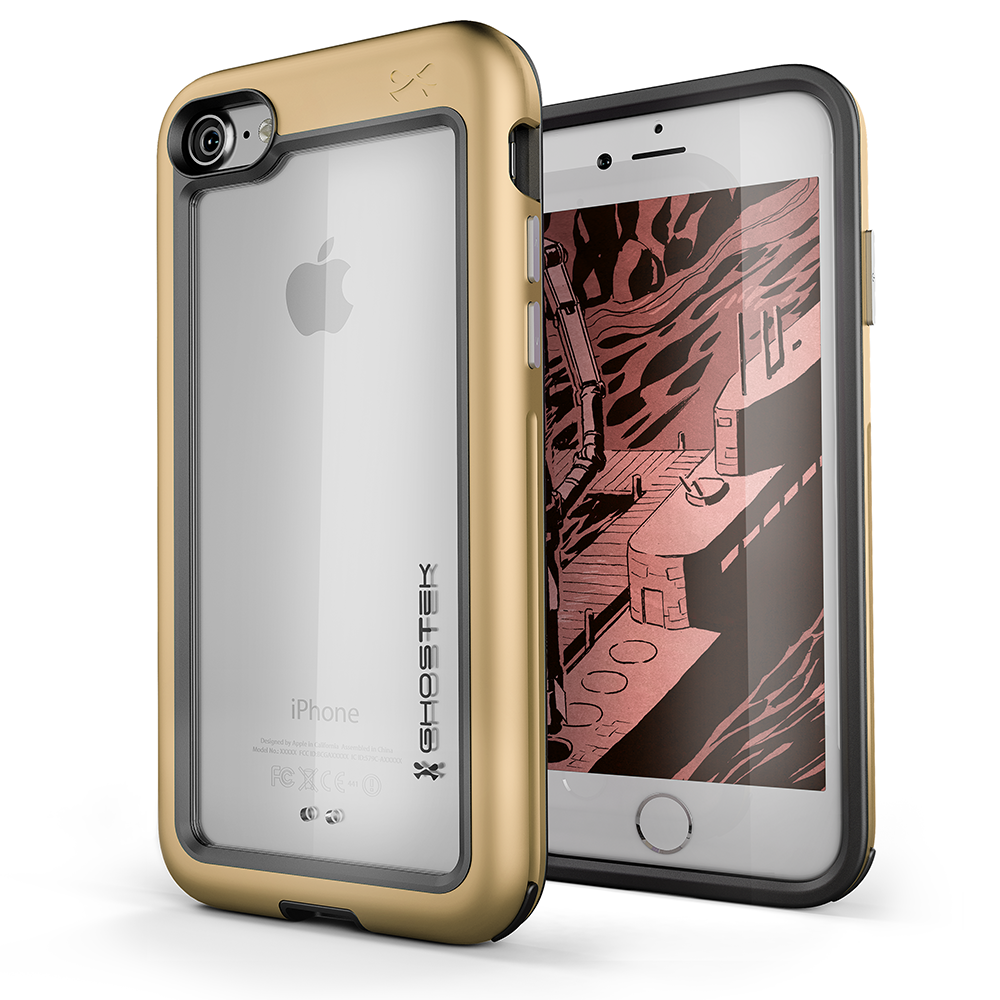 iPhone 8 Waterproof Case, Ghostek® Atomic Series Swimming [Gold]