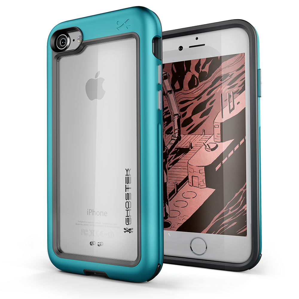 iPhone 8 Case, Ghostek®  Atomic Slim Series  for  iPhone 8 Rugged Heavy Duty Case [TEAL]