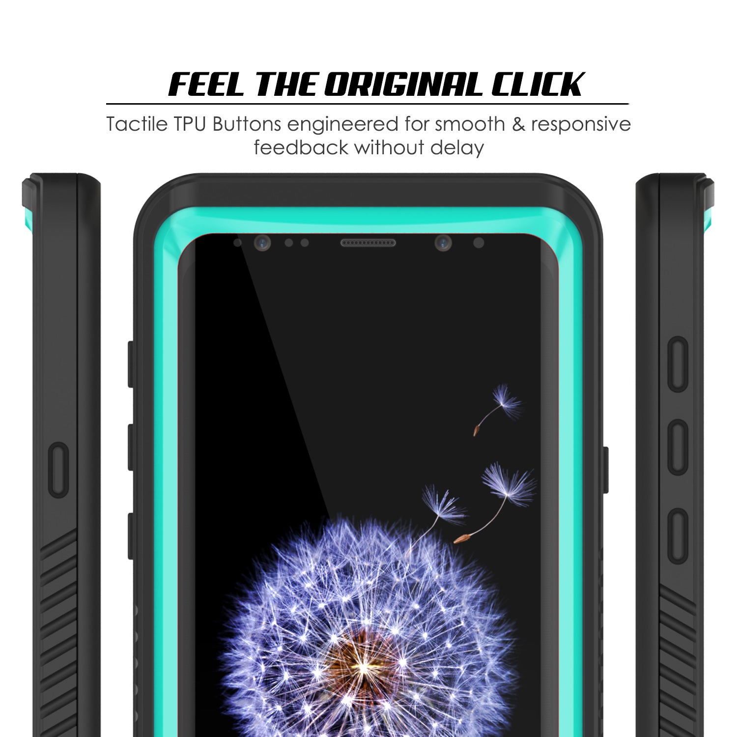 Galaxy S9 Plus Water/Shock/Snowproof | Screen Protector Case [Teal]