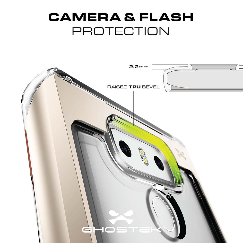 LG G6 Case, Ghostek® Cloak 2.0 Black w/ ExplosionProof Screen Protector | Aluminum Frame