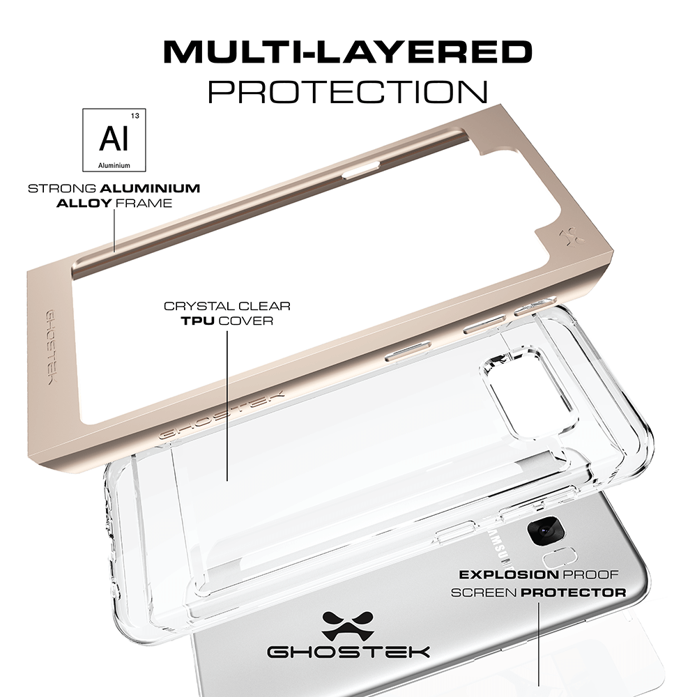 Galaxy S8 Plus Explosion Protective Ultra Screen Armor Case [Black]