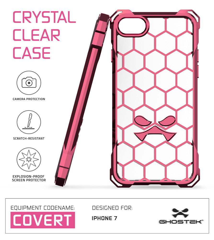 iPhone 8 Case, Ghostek® Covert Peach, Premium Impact Protective Armor | Lifetime Warranty Exchange