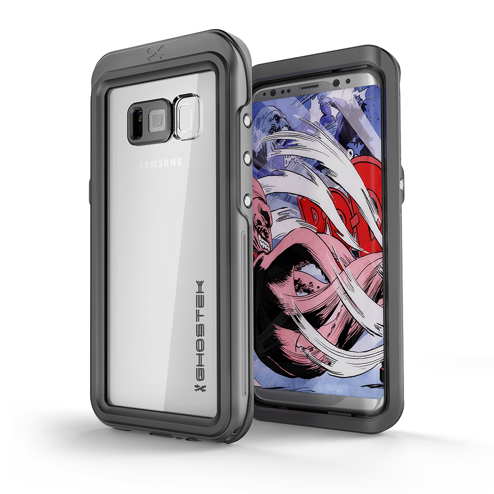 Galaxy S8 Plus Certified Shock/Dirt W/ Underwater Proof Frame [Black]