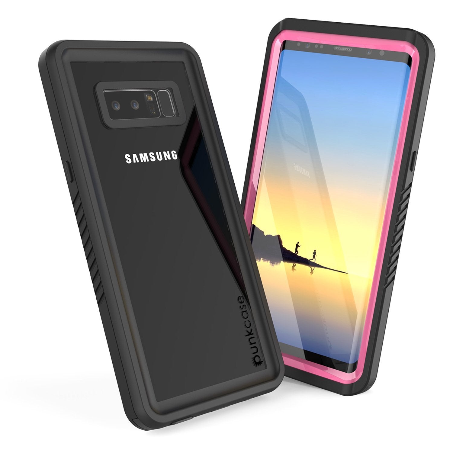 Galaxy Note 8 Case Punkcase Extreme Series Pink Shockproof Armor Cover