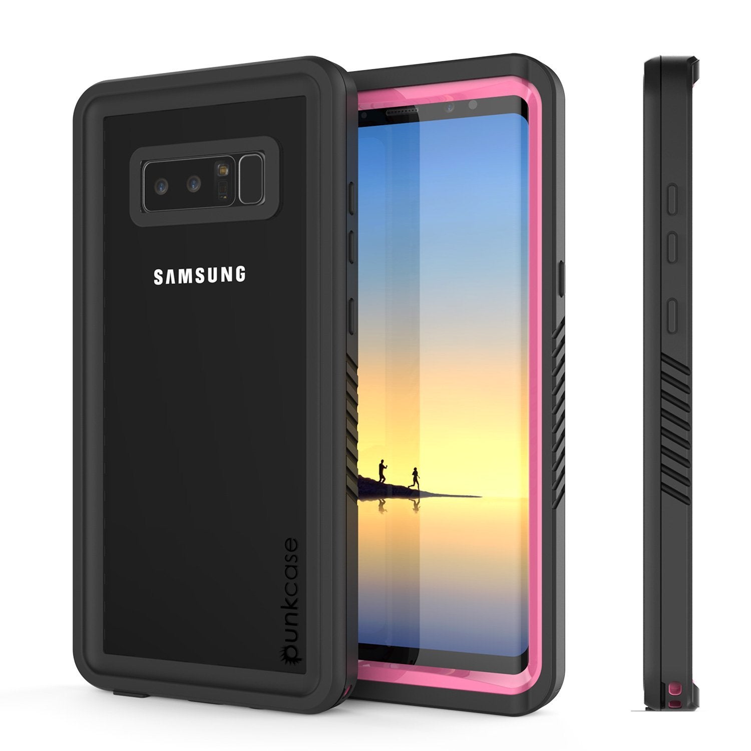 Galaxy Note 8 Case Punkcase Extreme Series Pink Shockproof Armor Cover