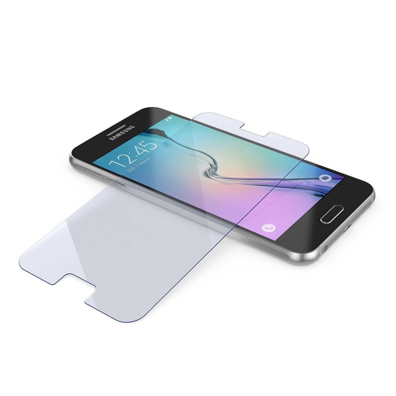 Galaxy S6 Screen Protector, Glass SHIELD Tempered Glass Screen Protector 0.33mm Thick 9H
