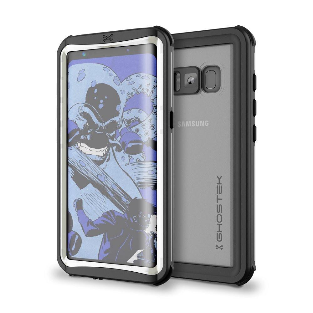 Galaxy S8 Plus Shock/Dirt/Snow W/ Underwater Proof Case [White]