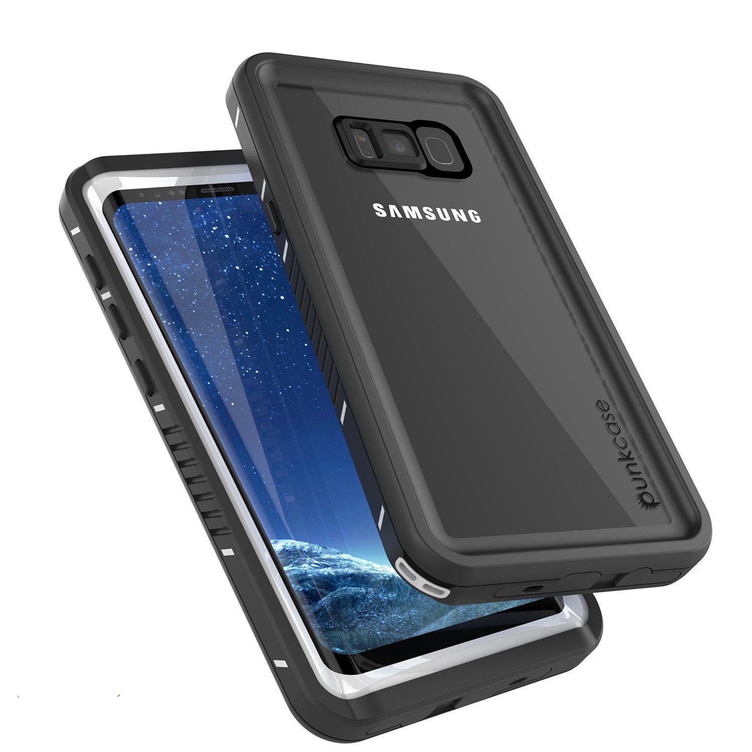 Galaxy S8 Case, Punkcase [Extreme Series] Armor White Cover