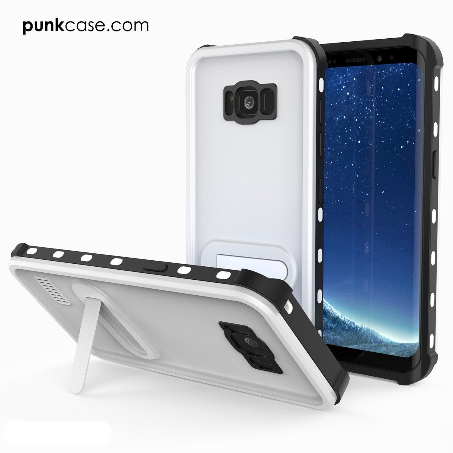 Galaxy S8 Plus Water/Shock/Snow Proof Case [WHITE]