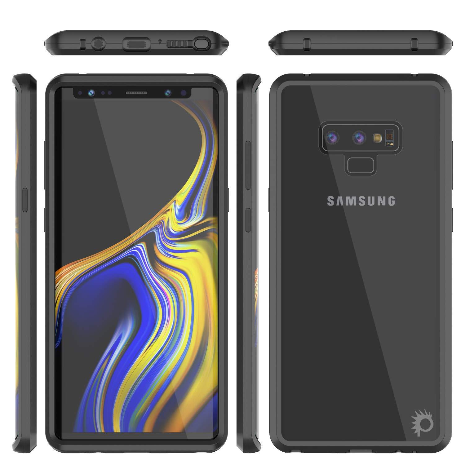 Galaxy Note 9 Case, Punkcase Magnetix 2.0 Protective TPU Cover W/ Tempered Glass Screen Protector [Black]