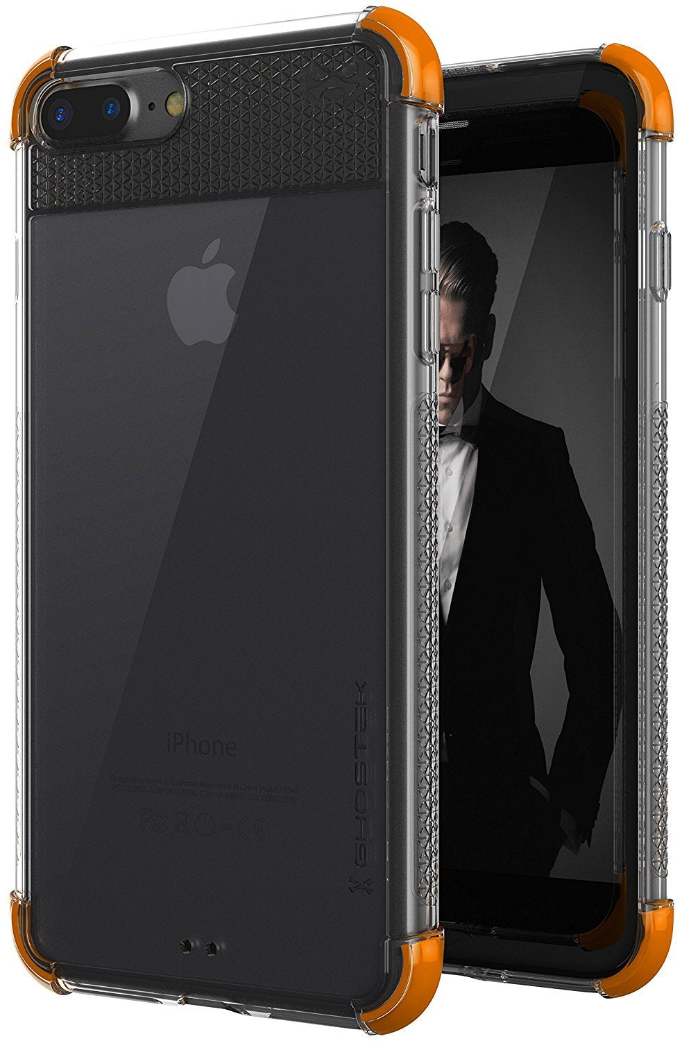 iPhone 8+ Plus Case, Ghostek Covert 2 Series Case [ Orange]