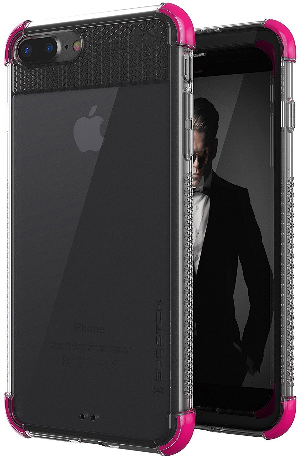 iPhone 8+ Plus Case, Ghostek Covert 2 Series Case [ Pink]