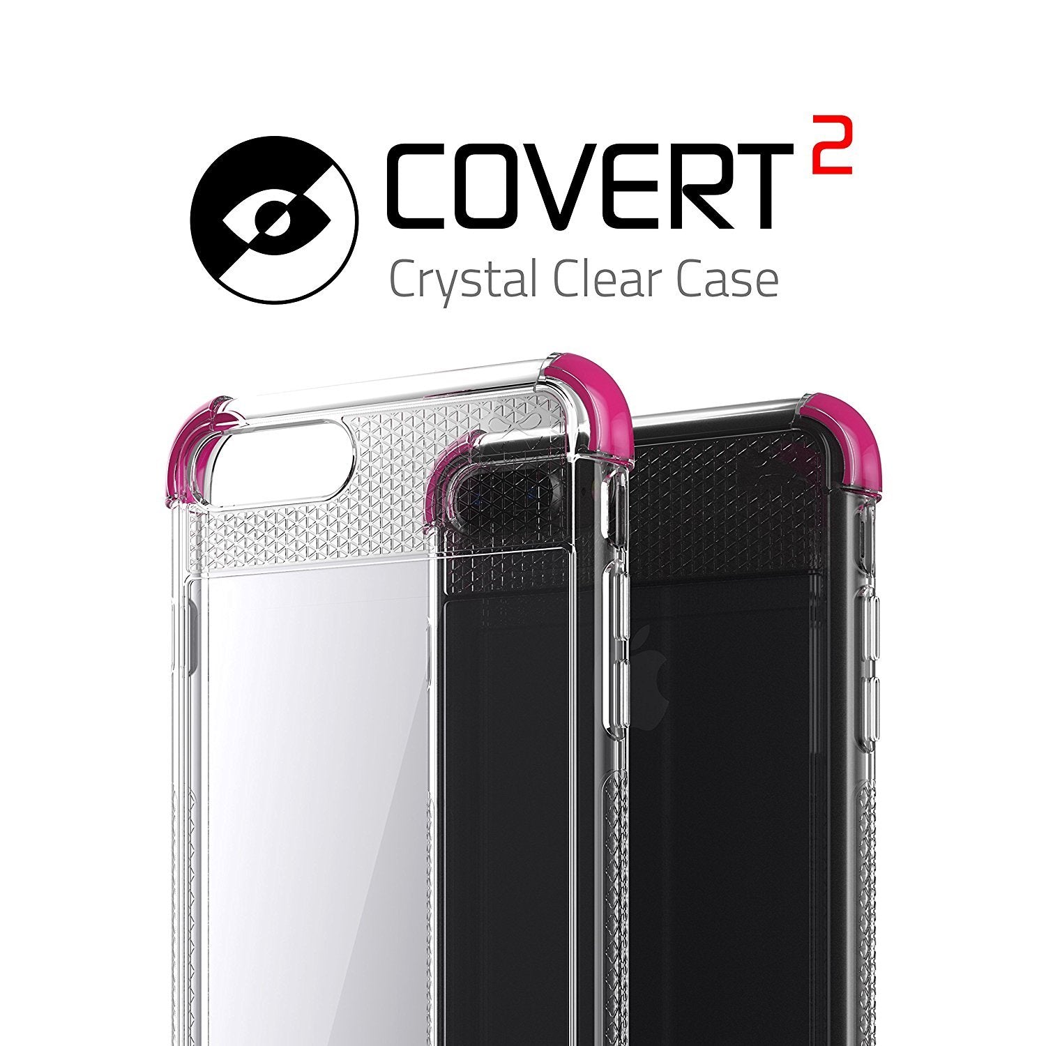 iPhone 8+ Plus Case, Ghostek Covert 2 Series Case [ Pink]