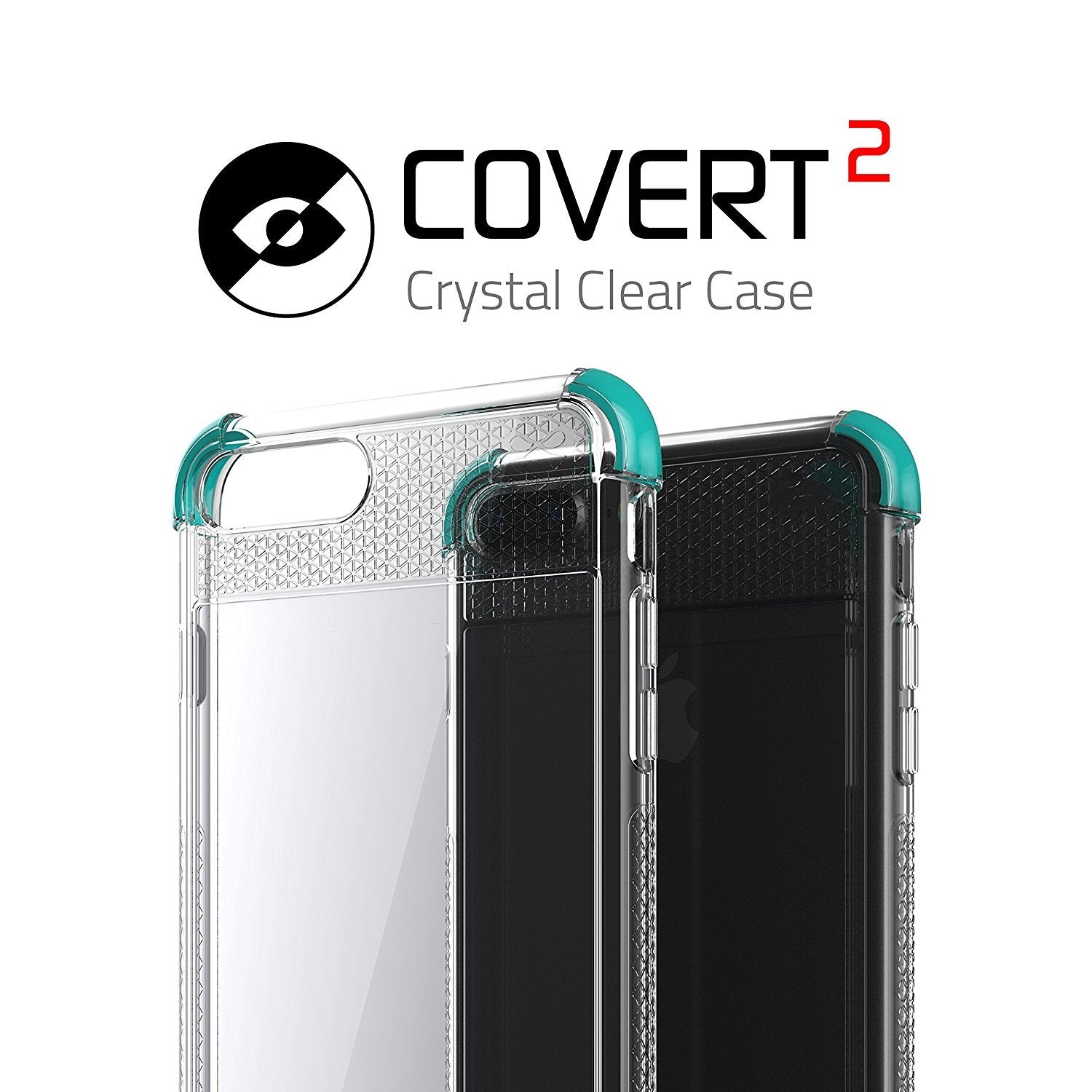 iPhone 8+ Plus Case, Ghostek Covert 2 Series Case [Teal]