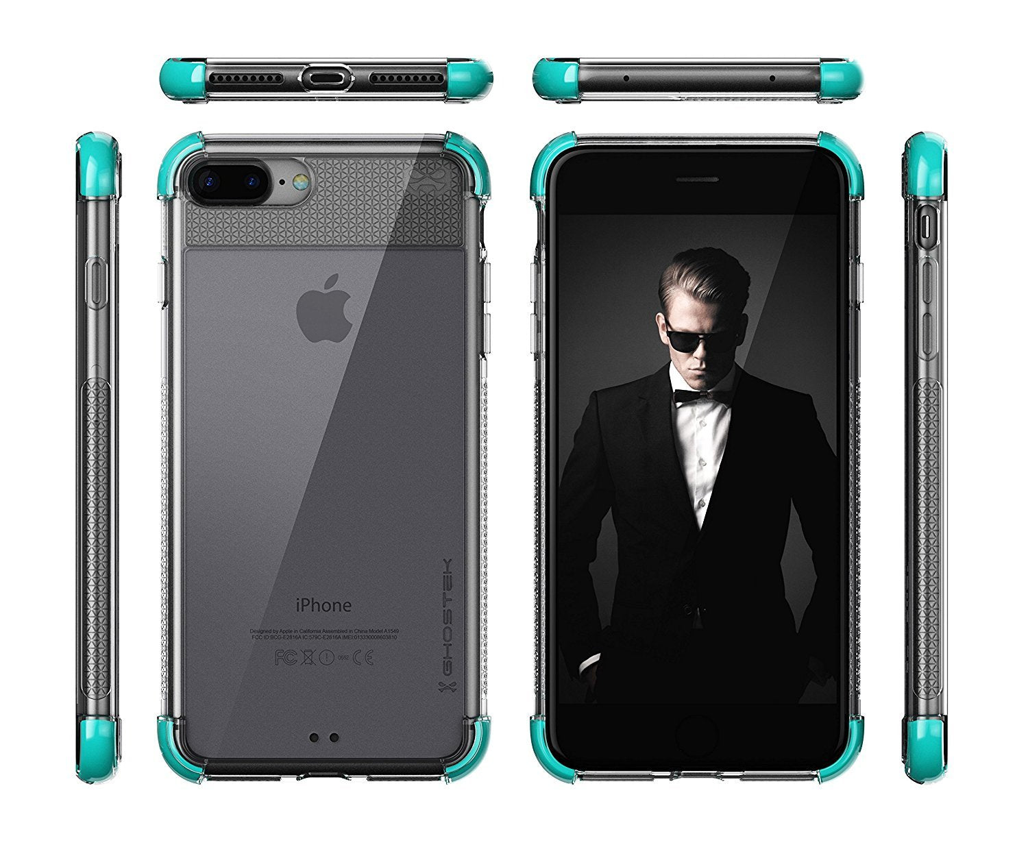 iPhone 8+ Plus Case, Ghostek Covert 2 Series Case [Teal]