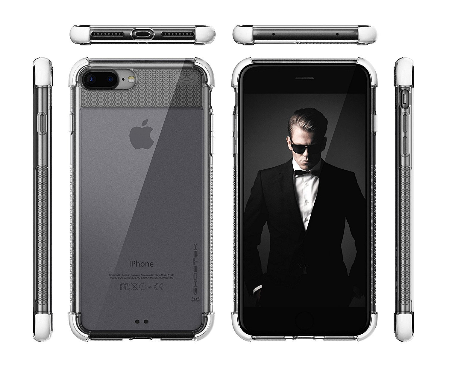 iPhone 8+ Plus Case, Ghostek Covert 2 Series Case [ White]