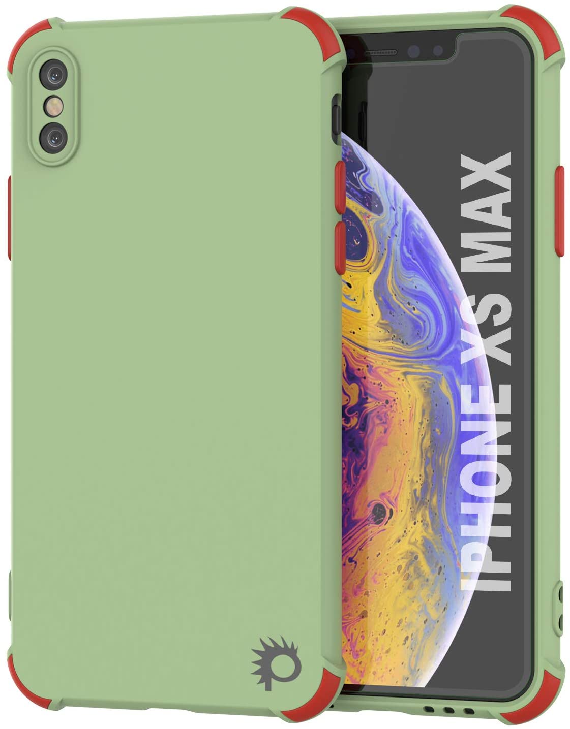 Punkcase Protective & Lightweight TPU Case [Sunshine Series] for iPhone XS Max [Light Green]