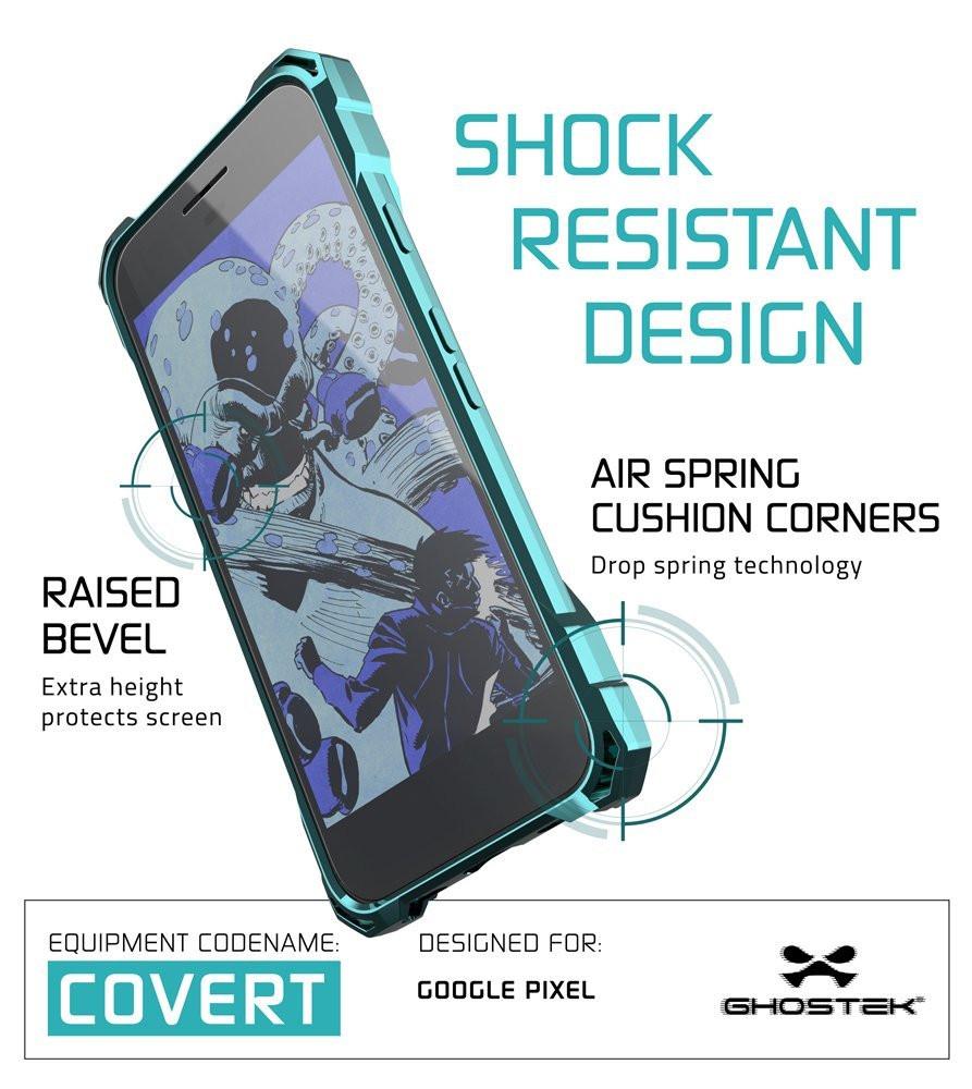 Google Pixel Case, Ghostek® Covert Teal, Premium Impact Protective Armor | Lifetime Warranty Exchange